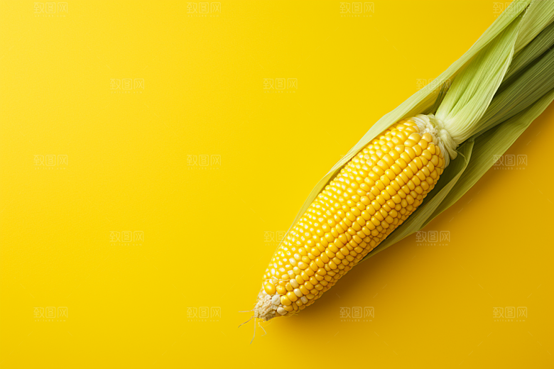 玉米丰收粮食植物摄影图