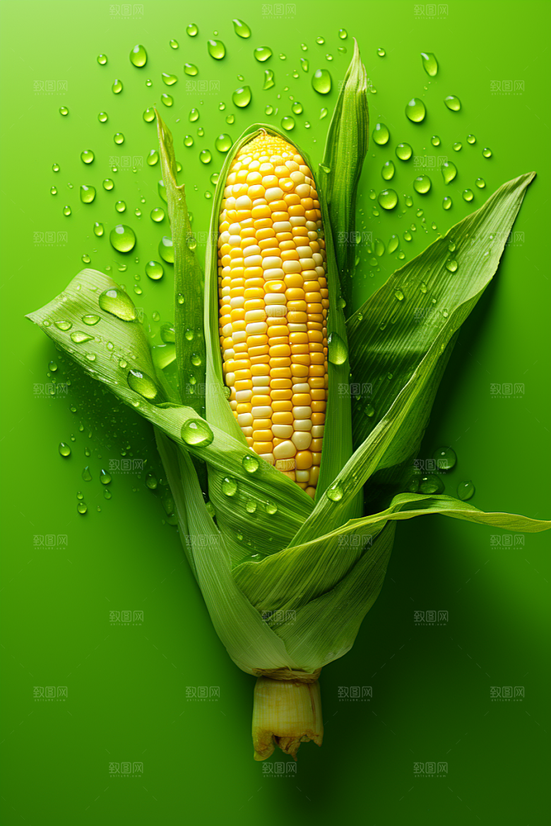 玉米丰收苞米植物摄影图