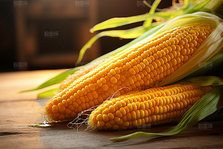 玉米丰收植物高清摄影图