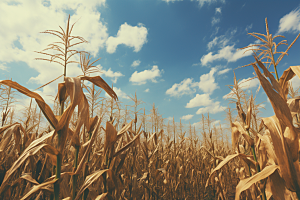玉米丰收收获农业摄影图