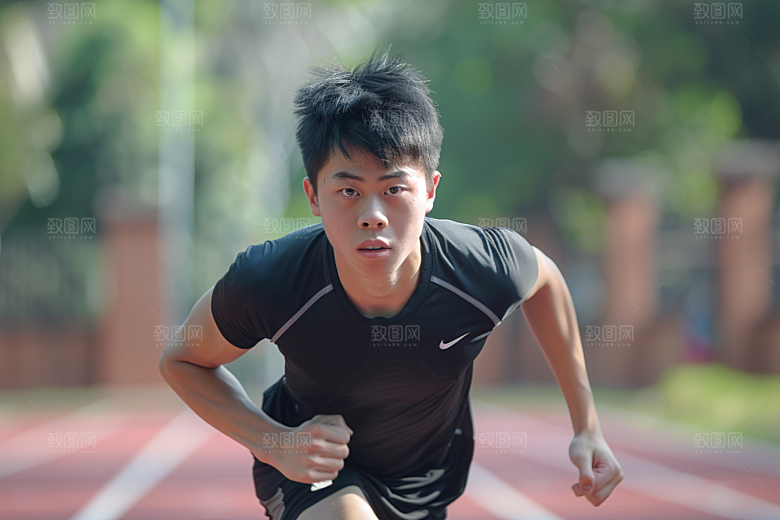 运动会人物肖像体育青少年摄影图