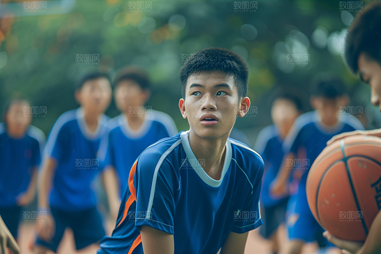 运动会人物肖像活力体育摄影图
