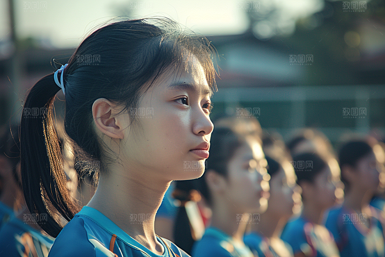 运动会人物肖像青少年高清摄影图