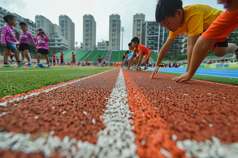 运动会人物肖像高清青少年摄影图