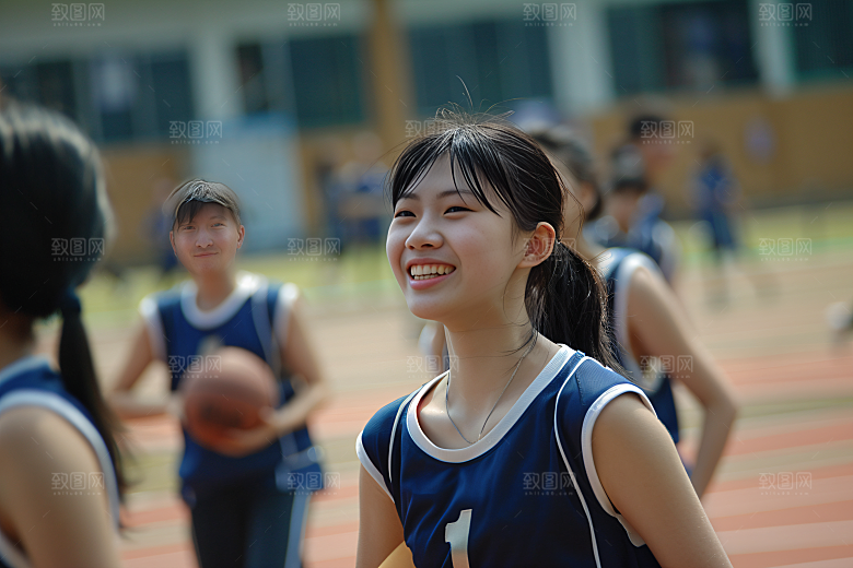 校园运动青少年青春摄影图