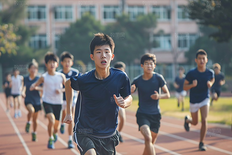校园运动青春学生摄影图