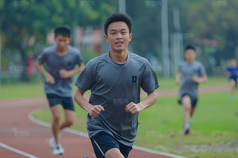 校园运动运动场高清摄影图
