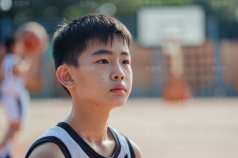 校园运动操场青少年摄影图