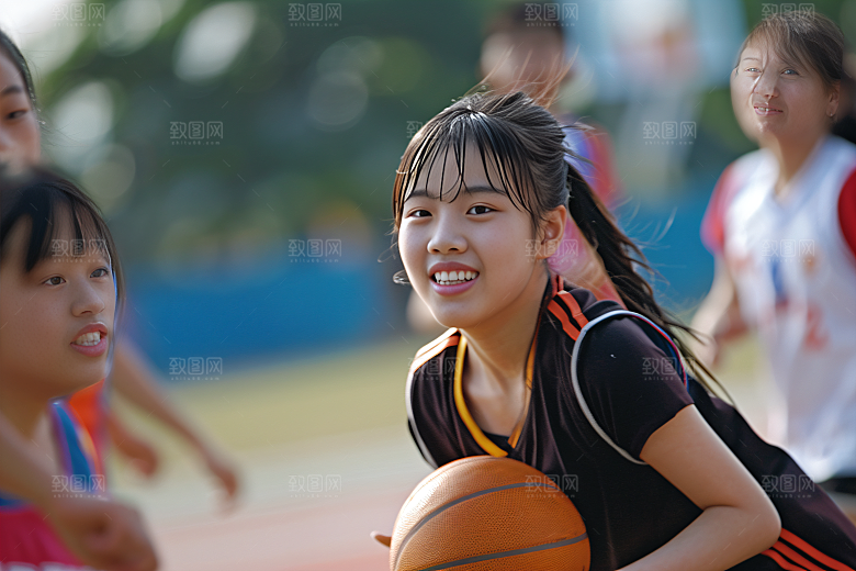 校园运动高清操场摄影图