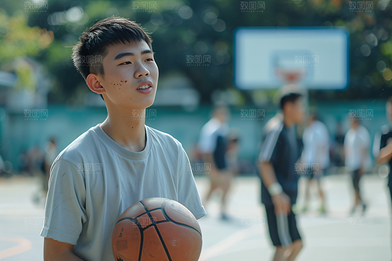 校园运动青春上课摄影图