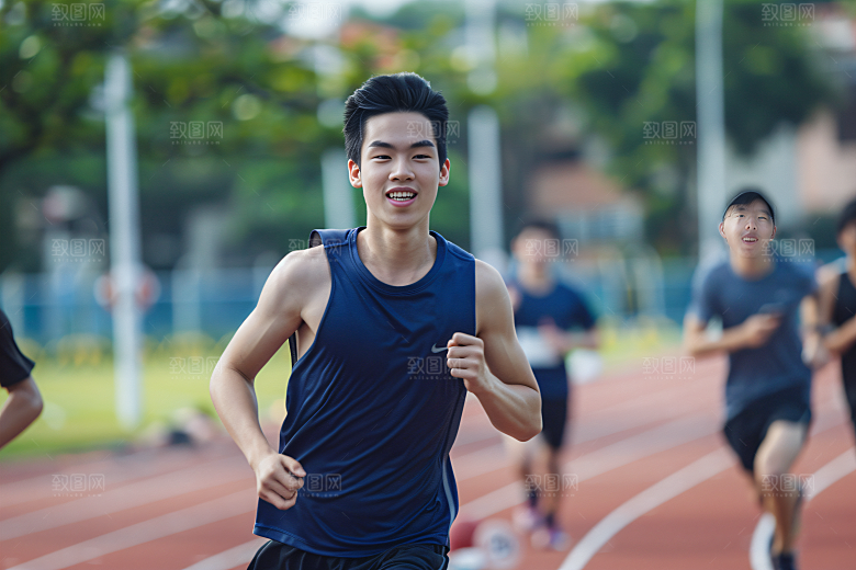 校园运动青春青少年摄影图