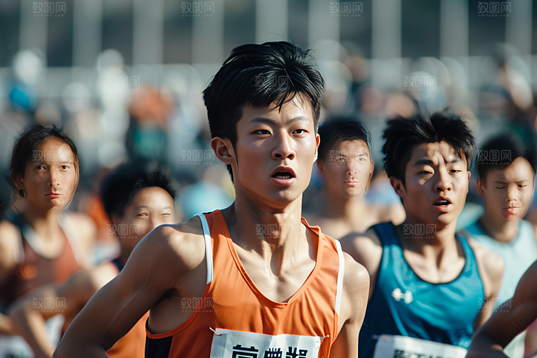 校园运动青少年学生摄影图