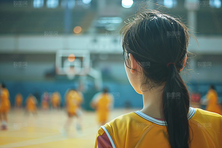 校园运动培训青少年摄影图