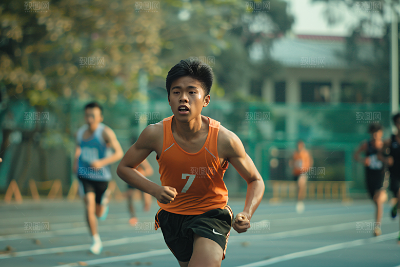 校园运动高清健康摄影图