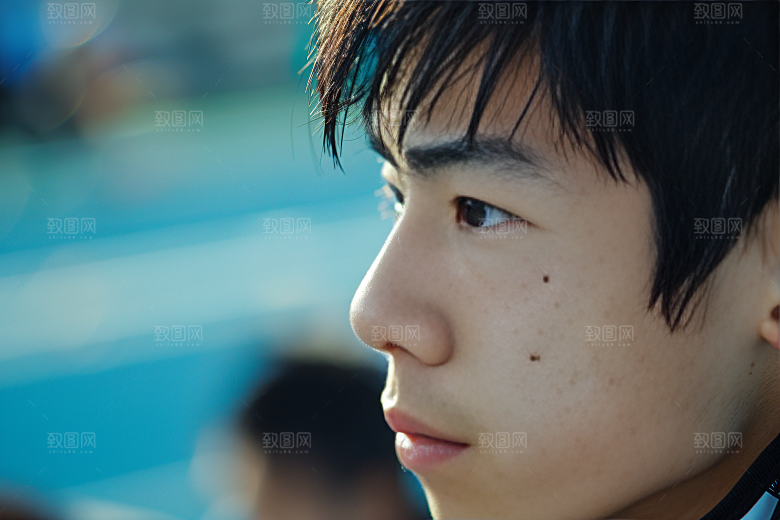 校园运动体育课青少年摄影图