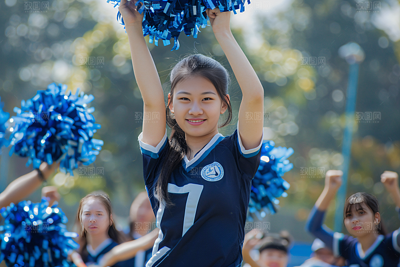 校园运动运动场高清摄影图