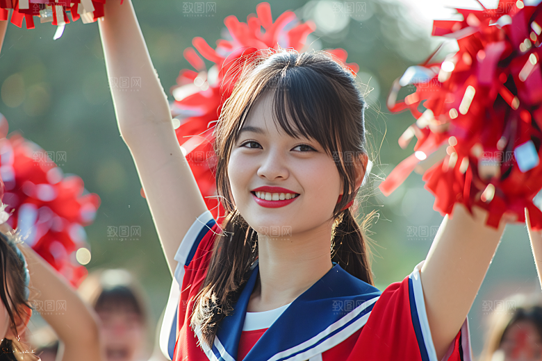 校园运动运动场锻炼摄影图