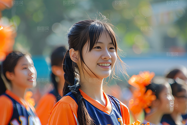 校园运动高清体育课摄影图
