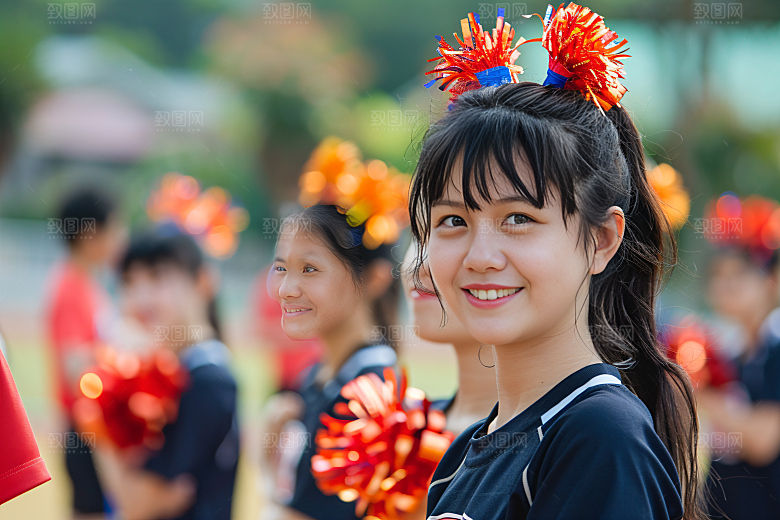 校园运动青春操场摄影图