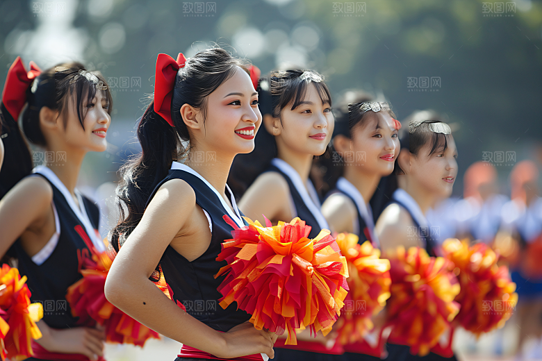 校园运动学生锻炼摄影图