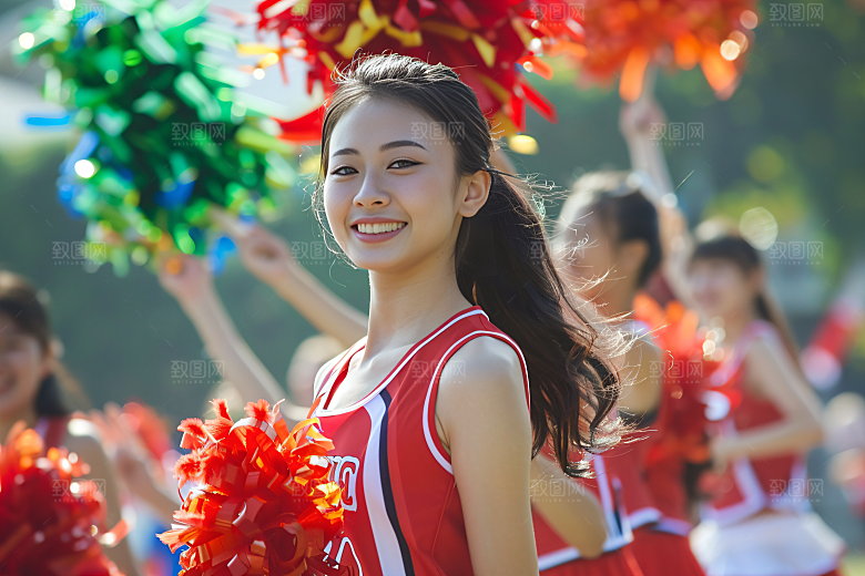 校园运动培训操场摄影图