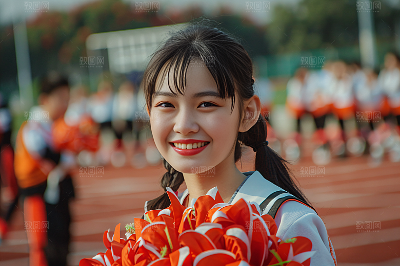校园运动运动场健康摄影图