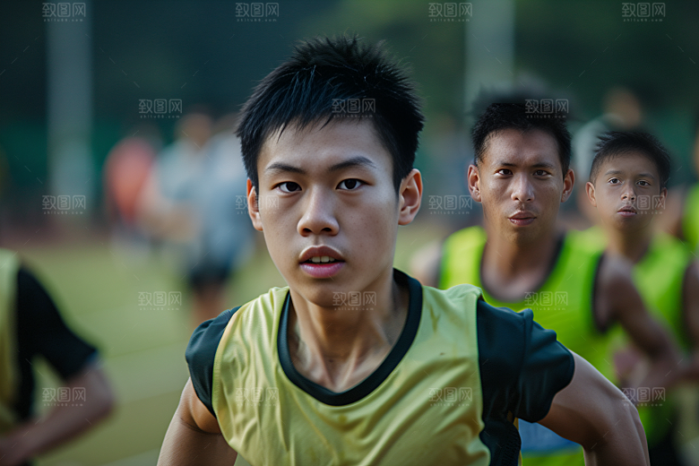 校园运动运动场青少年摄影图