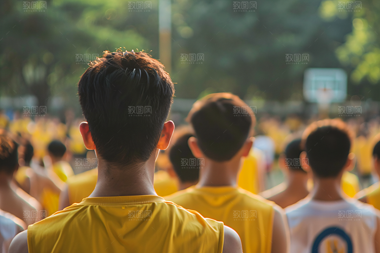校园运动培训锻炼摄影图