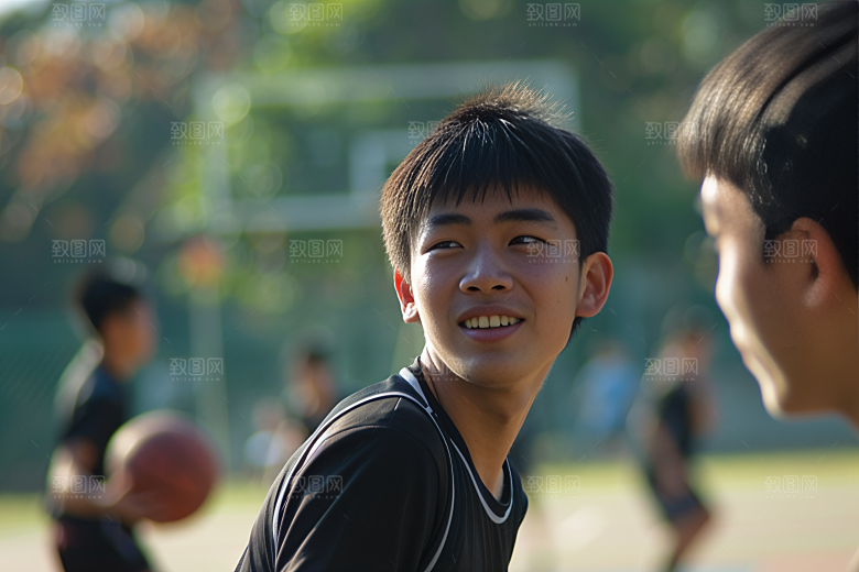 校园运动青春健康摄影图