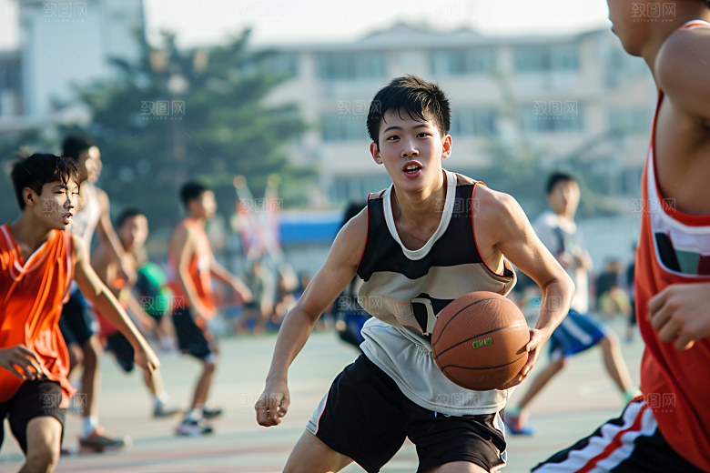 校园运动培训运动场摄影图