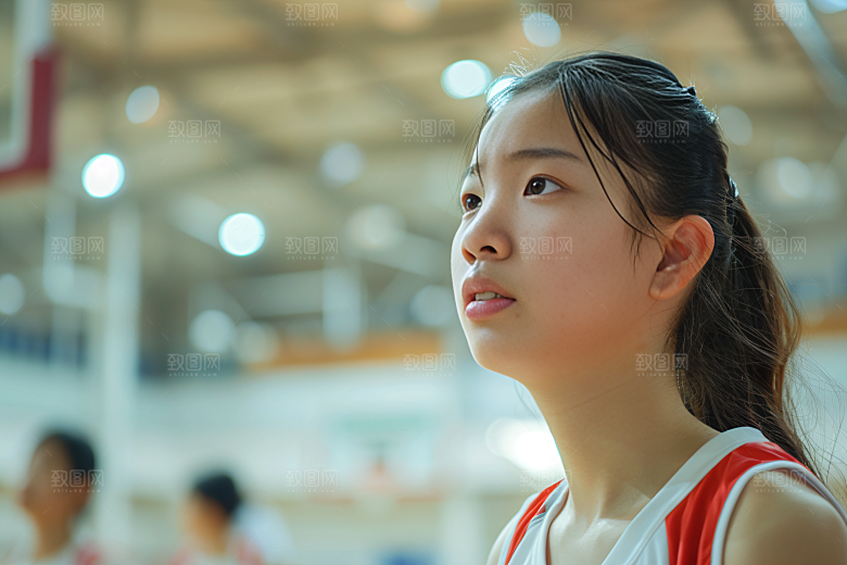 校园运动学生培训摄影图