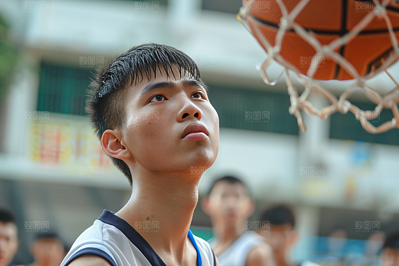 校园运动运动场青春摄影图
