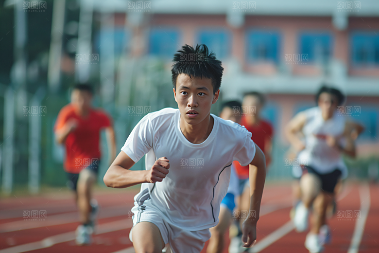 校园运动培训青春摄影图