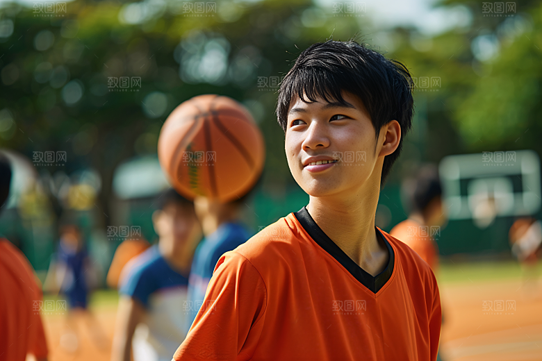 校园运动培训操场摄影图