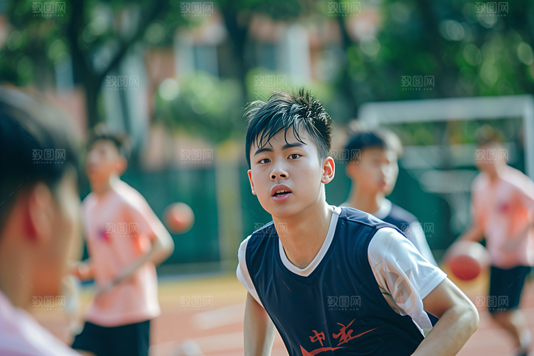 校园运动青春学生摄影图