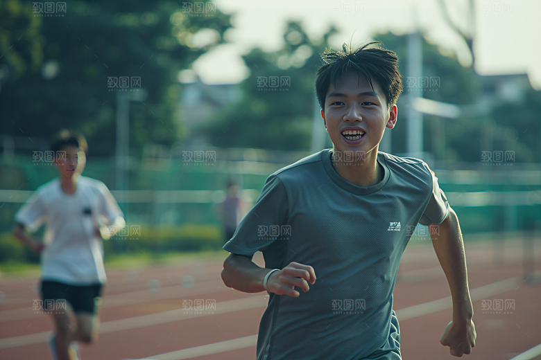 校园运动高清操场摄影图