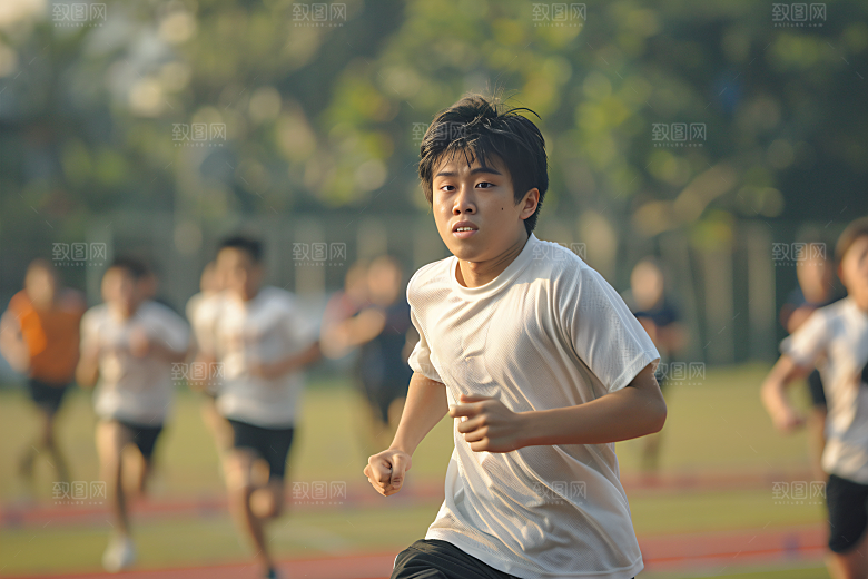 校园运动学生高清摄影图