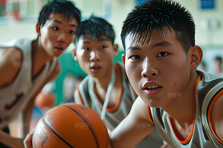 校园运动青少年健康摄影图