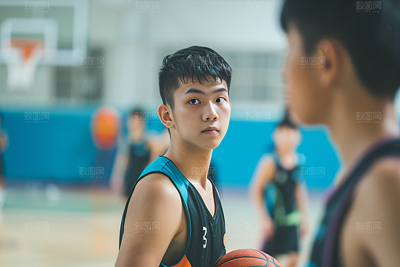 校园运动培训操场摄影图