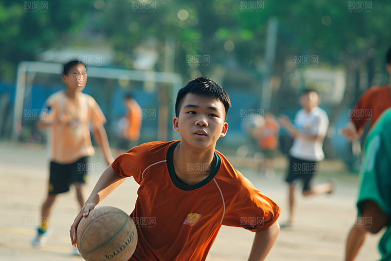 校园运动运动场健康摄影图