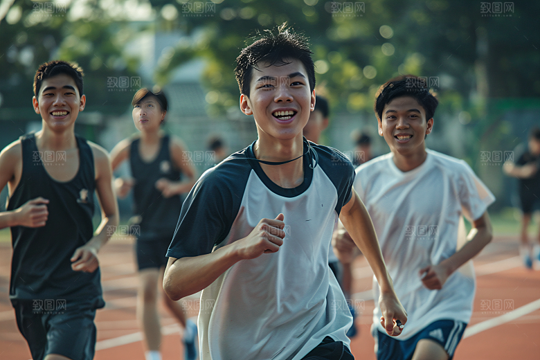 校园运动体育课健康摄影图
