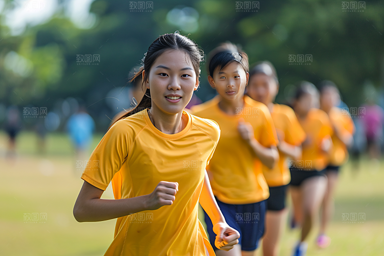校园运动高清上课摄影图