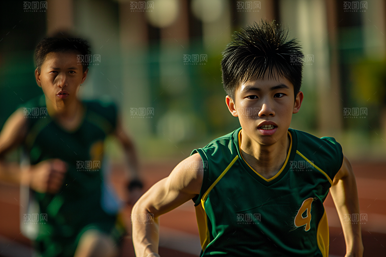 校园运动青少年学生摄影图