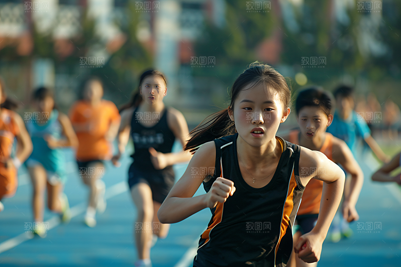 校园运动体育课健康摄影图