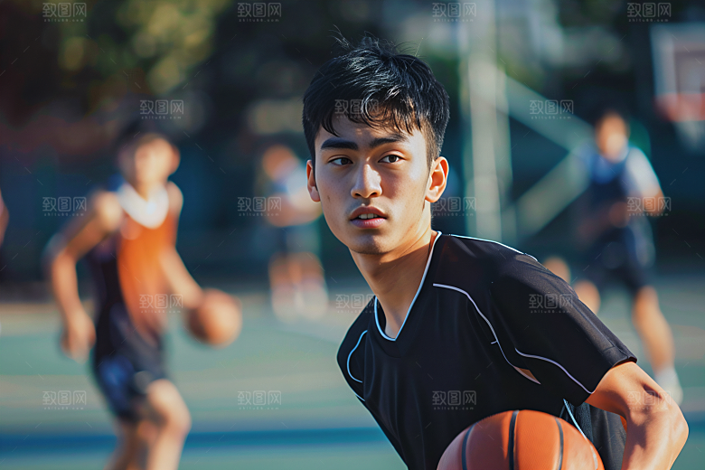 校园运动学生高清摄影图