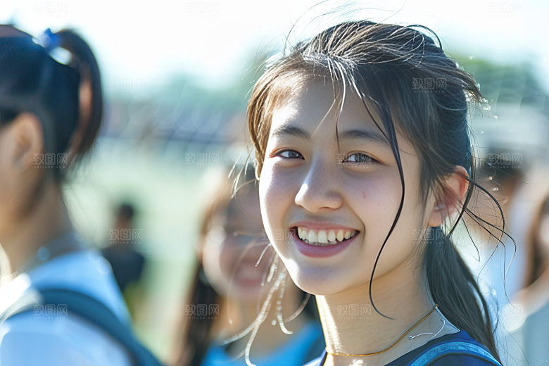 校园运动学生青少年摄影图