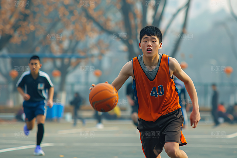 校园运动学生健康摄影图