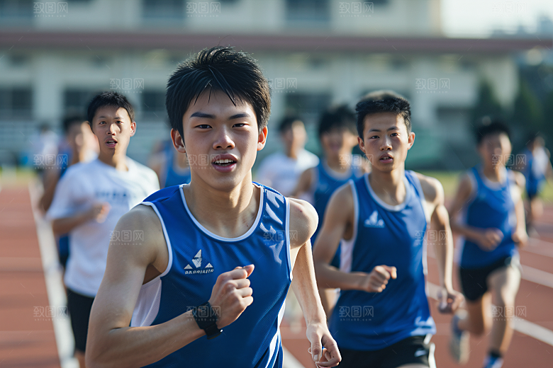校园运动运动场操场摄影图