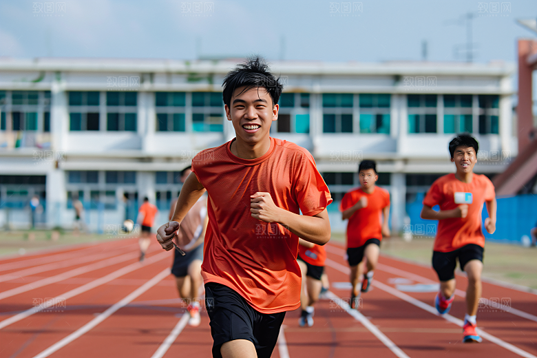 校园运动学生高清摄影图