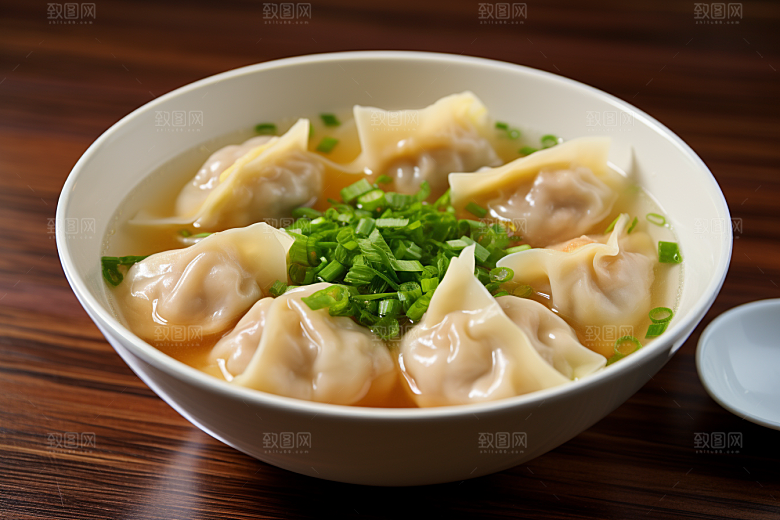 云吞饺子素材高清摄影图
